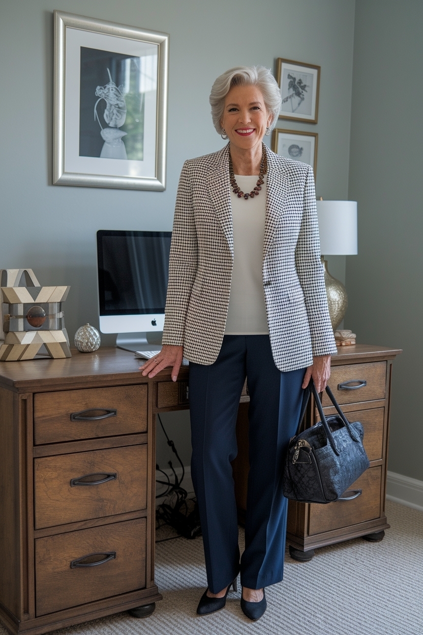 Office Outfits Women Over 60: Smart and Comfortable outfit idea