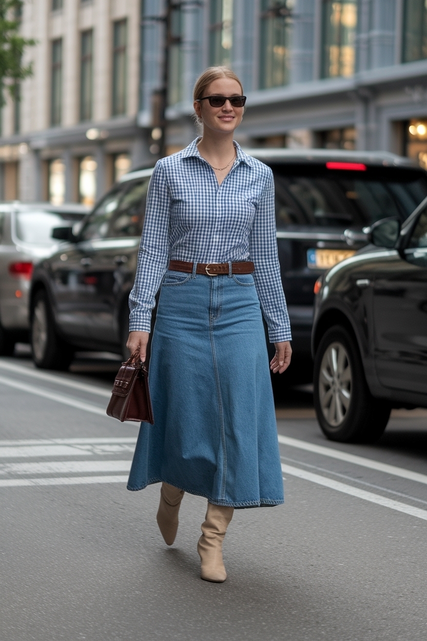 Outfit for Women Denim Skirt: Create a Signature Style outfit idea
