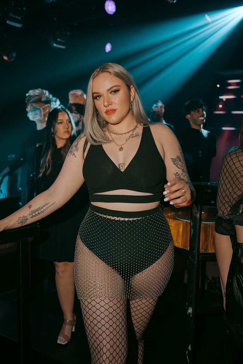 Plus Size Club Outfits for Women Night B: Flattering Choices outfit idea