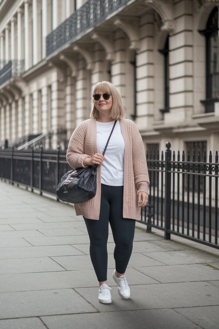 Casual Plus Size Leggings Outfit for Comfort and Style outfit idea