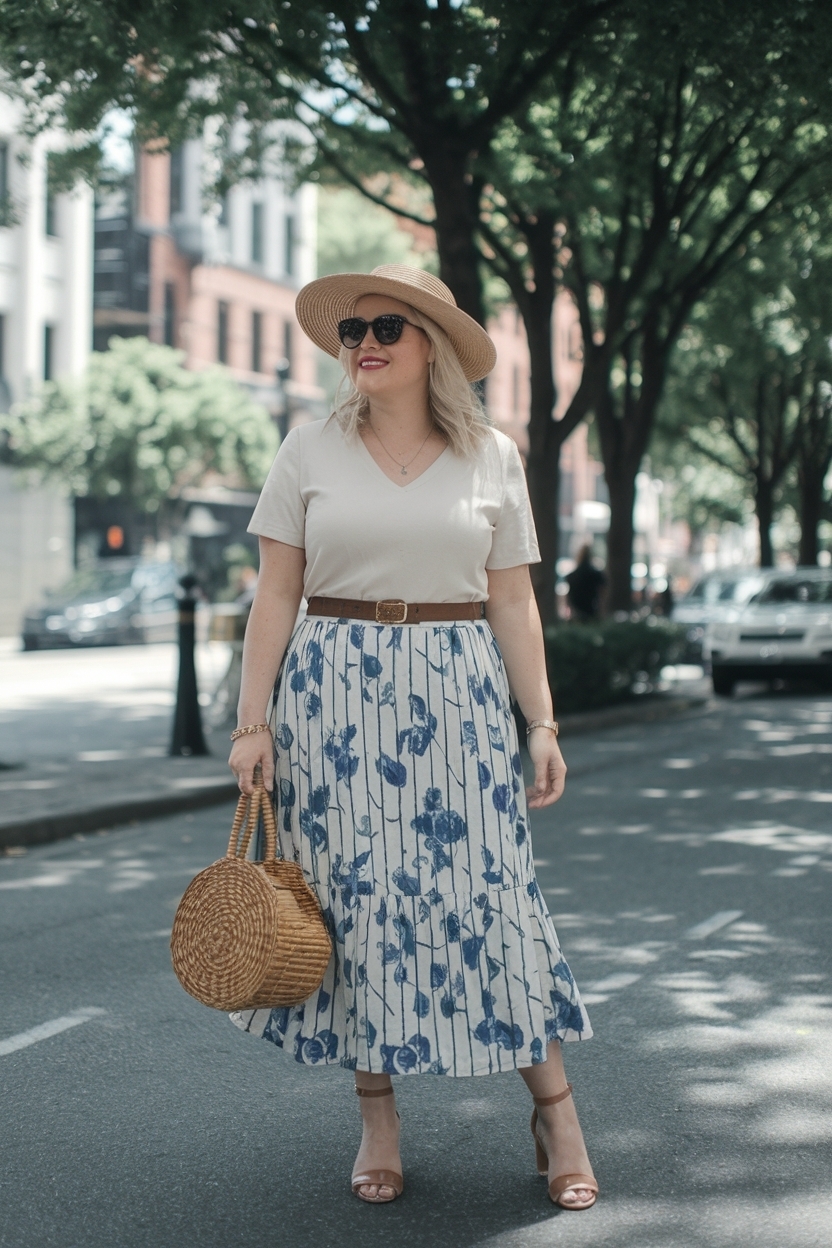 Versatile Plus Size Summer Outfits Casual and Cute outfit idea
