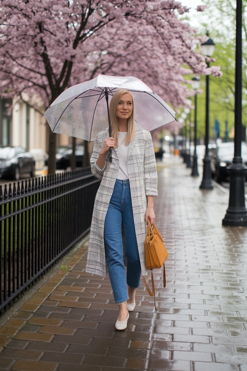 Rainy Day Outfit for Spring: Embrace the Seasonal Showers outfit idea
