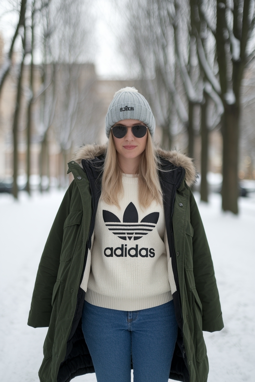 Sambas Adidas Women Outfit Winter Trends to Try outfit idea