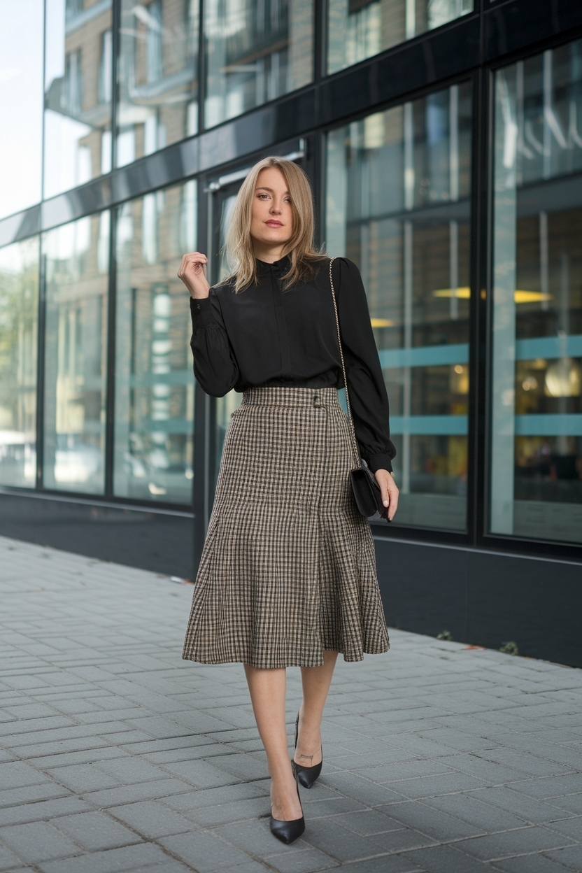Skirt Work Outfits Women Office: Professional with Flair outfit idea