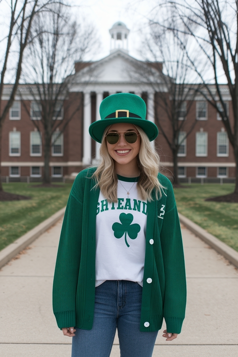 St Patricks Day College Outfits: Fun and Festive outfit idea