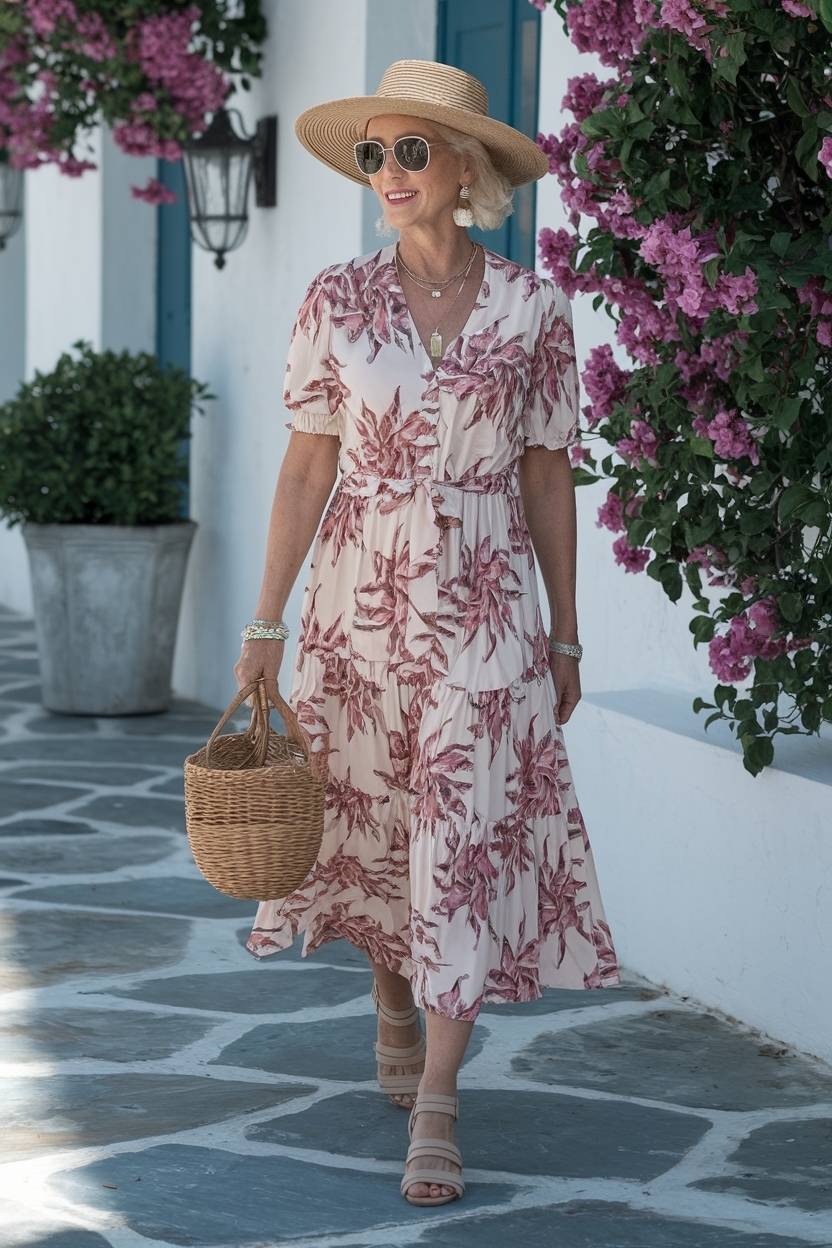 Summer Casual Dresses for Women Over 60: Timeless Elegance outfit idea