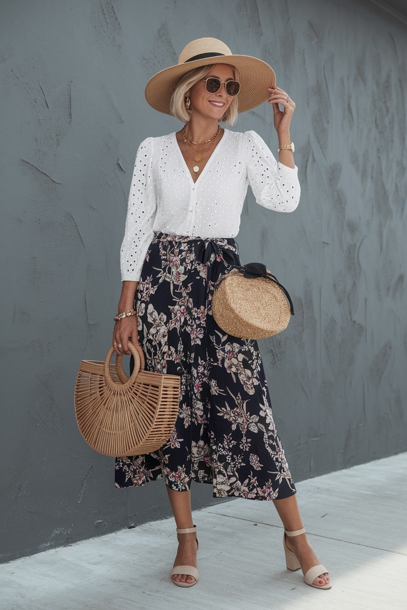Summer Casual Over 40 Outfits for Women: Transitioning Styles outfit idea