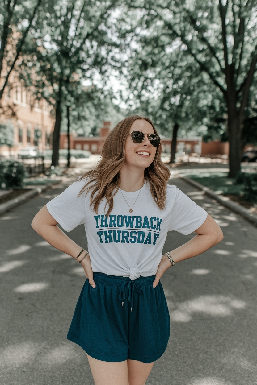 Throwback Thursday Outfits for Spirit Week outfit idea