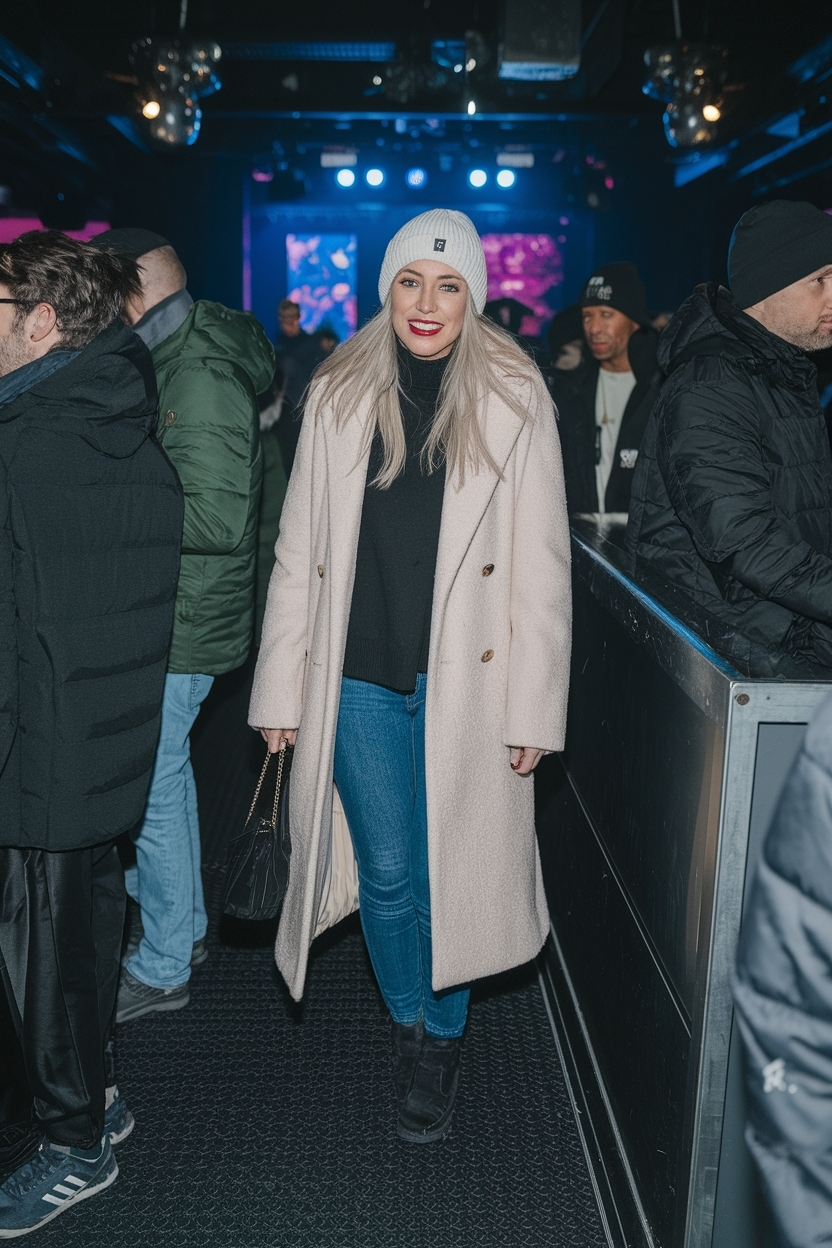 Winter Going Out Outfit Night Club Essentials outfit idea