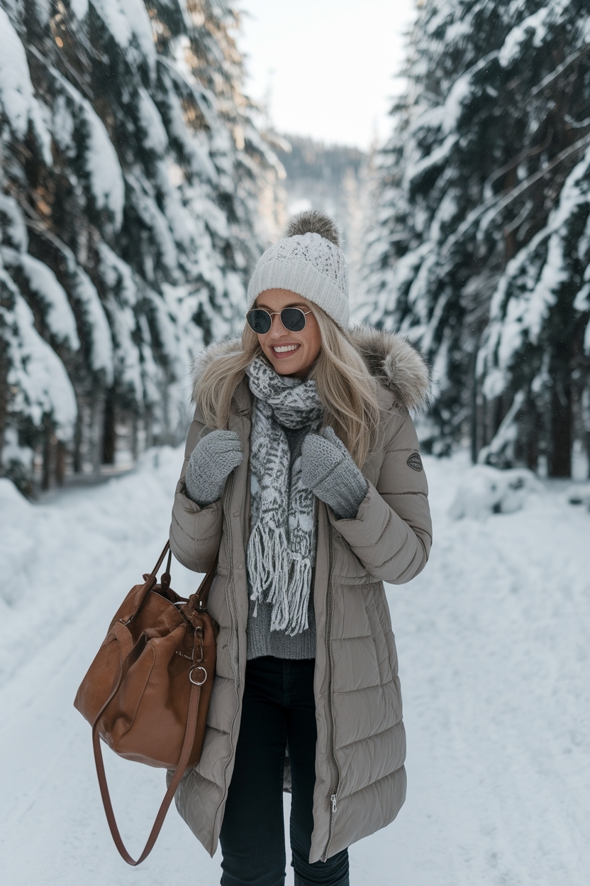 Winter Trip Outfits for Cold Weather Adventures outfit idea